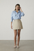 Shorts Saia Natalie Bege - loja online