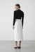 Saia Brenda Off White - loja online