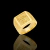 ANEL SALMO 91 BANHADO OURO 18K
