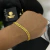 PULSEIRA GRUMET DUPLA 7mm FECHO TRAVA DUPLA - BANHADO A OURO 18K - loja online