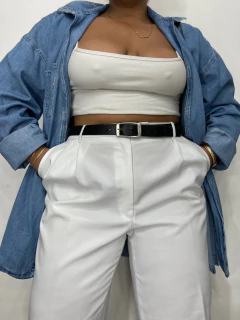 Camisa Jeans C.G.C - TAM GG - brechocipower