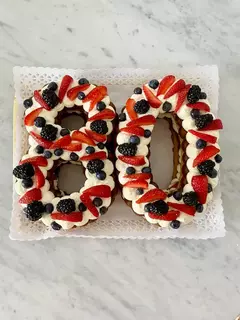 Torta 2 letras o 2 números 2,5kg