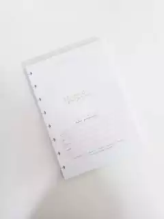Repuesto planner perpetuo semanal