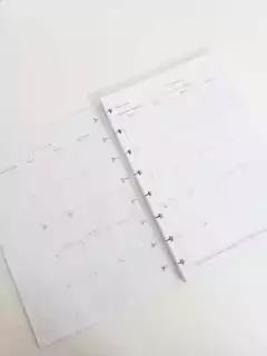 Repuesto planner perpetuo semanal - Roma Papelería Mayorista