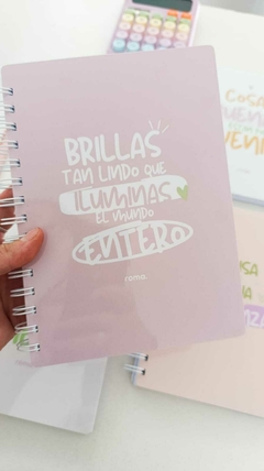 Cuaderno A4 brillas - tapa blanda - comprar online