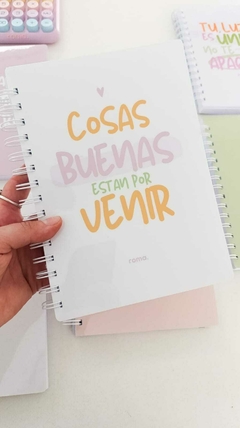 Cuaderno A5 cosas buenas - tapa blanda - comprar online