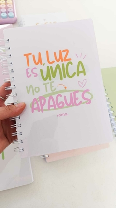 Cuaderno A4 tu luz - tapa blanda - comprar online