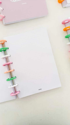 Cuaderno A5 sin prisa - sistema de discos - Roma Papelería Mayorista