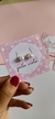30 Brincos de pérola com Tag Outubro Rosa - Lembrancinha para cliente na internet