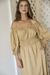 Vestido Ombro a Ombro Paola Caqui (PRE ORDER) - Carolina Nolasco Brand