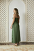 Vestido Drapeado Amarração Kaka Verde (PRE ORDER) - loja online