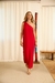 Vestido Um Ombro Só Fabiana vermelho - comprar online