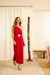 Vestido Um Ombro Só Fabiana vermelho