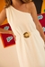 Vestido Um Ombro Só Fabiana off white - comprar online