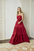 Imagem do Saia Longa Recortes Carol Vermelho (PRE ORDER)