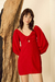 Vestido Curto Babi vermelho verano - Carolina Nolasco Brand
