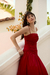 Imagem do Vestido Drapeado Aline vermelho verano