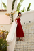 Vestido Drapeado Aline vermelho verano - loja online