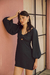 Vestido Curto Babi marinho noite