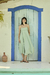 Vestido Midi Vivi verde menta