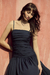 Vestido Drapeado Aline marinho noite - comprar online