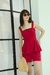 Top Godê Camila vermelho verano na internet