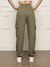 Calça Cargo/Jogger de Moletom