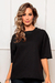 Camiseta Over Moletom cortada a fio de laser - comprar online