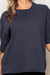 Imagem do Camiseta Over Moletom cortada a fio de laser