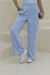Calça Track Pants Alfaiataria Acetinada Com Bolsos