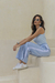 Calça Track Pants Alfaiataria Acetinada Com Bolsos - Marian Modas