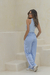 Calça Track Pants Alfaiataria Acetinada Com Bolsos na internet