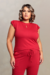 Conjunto Moletinho Calça Mom Bolsos e Regata Manga Babado Plus size - loja online