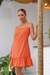 Vestido Curto Crep Duna Alcinha regulável na internet