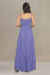 Vestido Longo com Faixa em Viscose Premium - Marian Modas