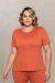 Conjunto Moletinho Calça Joguer Bolsos e blusa Manga Curta com Bolsinho Plus Size - comprar online