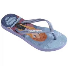 Chinelo Havainas Kids Slim Princess Brisa/lilás - comprar online