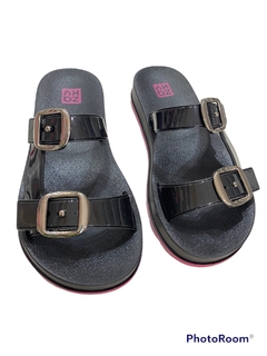 Slide Zaxy Flash Infantil Preto - comprar online