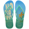 Chinelo Havaianas Slim Postcard Bege Palha