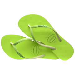 Chinelo Havaianas Slim Glitter Neon verde lima na internet