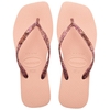 Havaianas Square Logo Metal Rosa Ballet