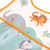Babador com bolso coletor Safari - Clingo - comprar online