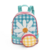 Bolsa Mochila com Pochete Xadrez Flor Margarida - Mai.T