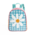 Bolsa Mochila com Pochete Xadrez Flor Margarida - Mai.T - MAMMIS - bebê e criança