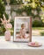 Cuadrito Vintage Personalizado Rosa
