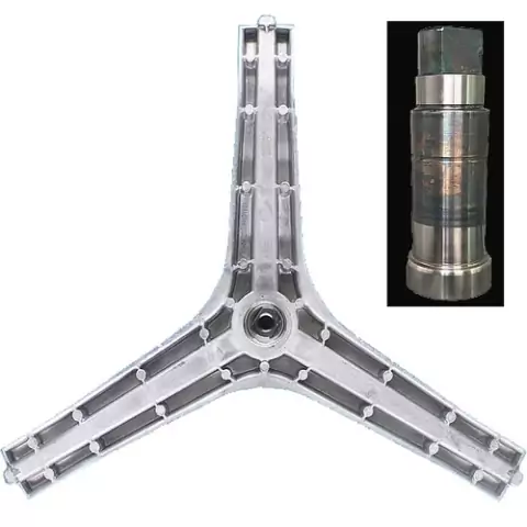 Eixo Tripe Lava E Seca Samsung Dc97-14369d/15185a Alado