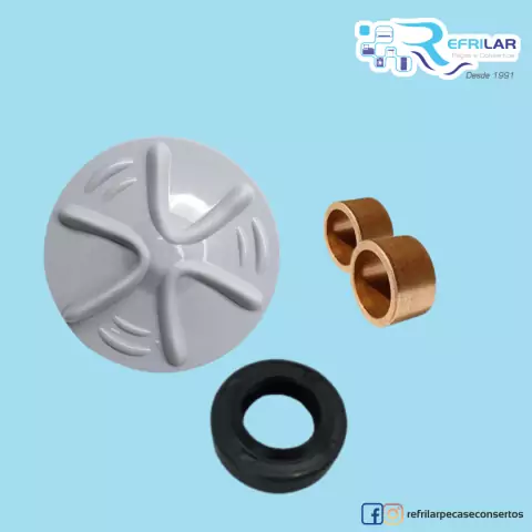 KIT AGITADOR WANKE MARIANA + 2 BUCHA + RETENTOR WANKE OR