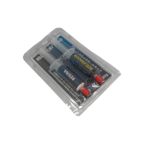 KIT SOLDA FRIA EPOXY T-PRO SERINGA 40G BW