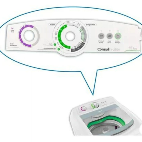 PAINEL DECORATIVO COMP. CWG12AB CONSUL PRATA 11,5 BURDOG
