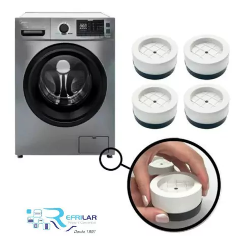 PE NIVELADOR BRANCO LAVA E SECA ANTI VIBRACAO BURDOG